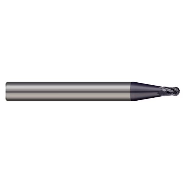 End Mill, 3 Flute, Ball, 0.0200
